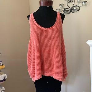 Coral Crochet We The Free Tank